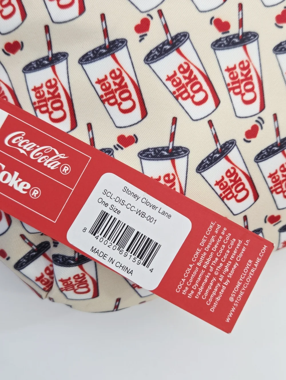 NWT STONEY CLOVER LANE X COCA COLA DIET COKE FANNY PACK